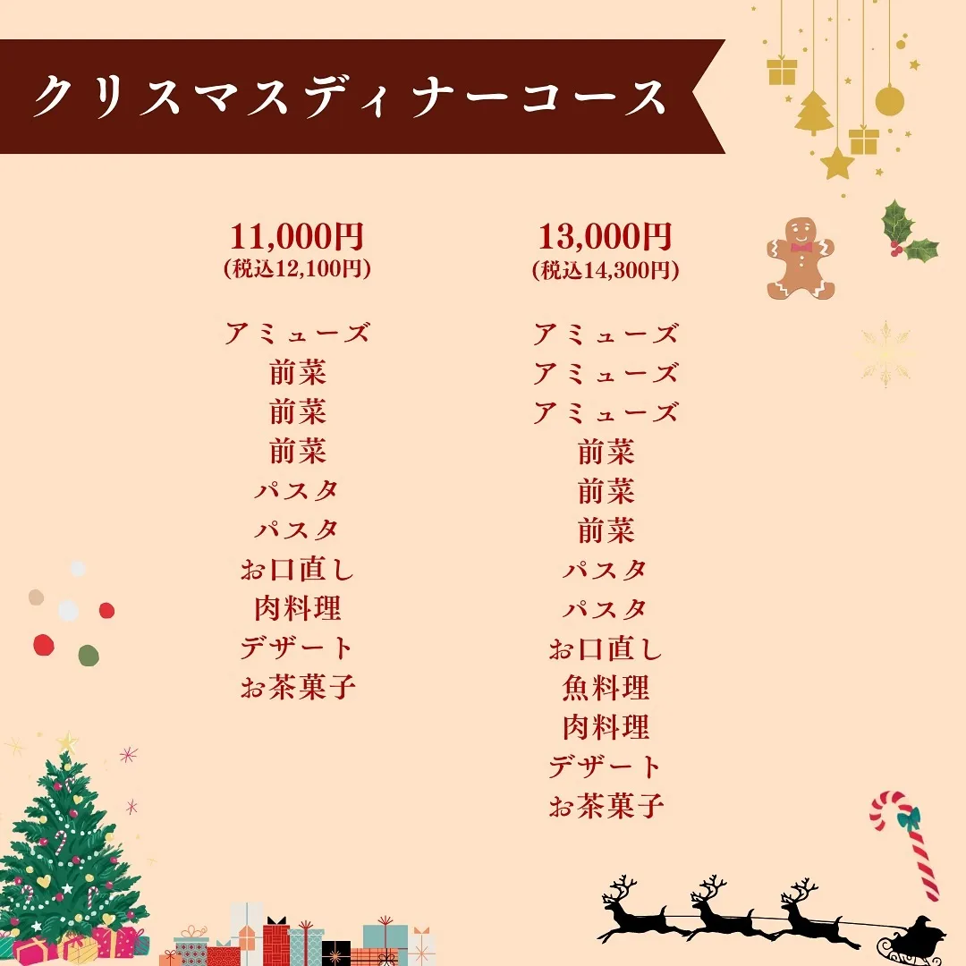 今年もやりますクリスマスディナー。